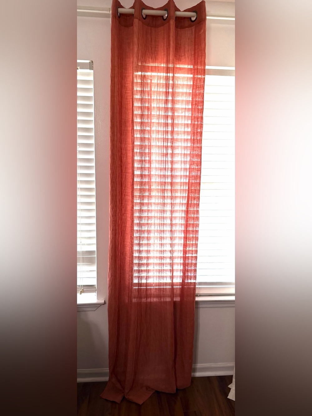 2 Grommet Textured Curtains 50 x 96